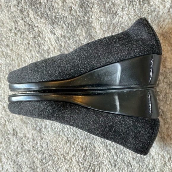 Aerosoles Low Wedge Women’s Fabric Gray Shoe 5.5 - Picture 1 of 8